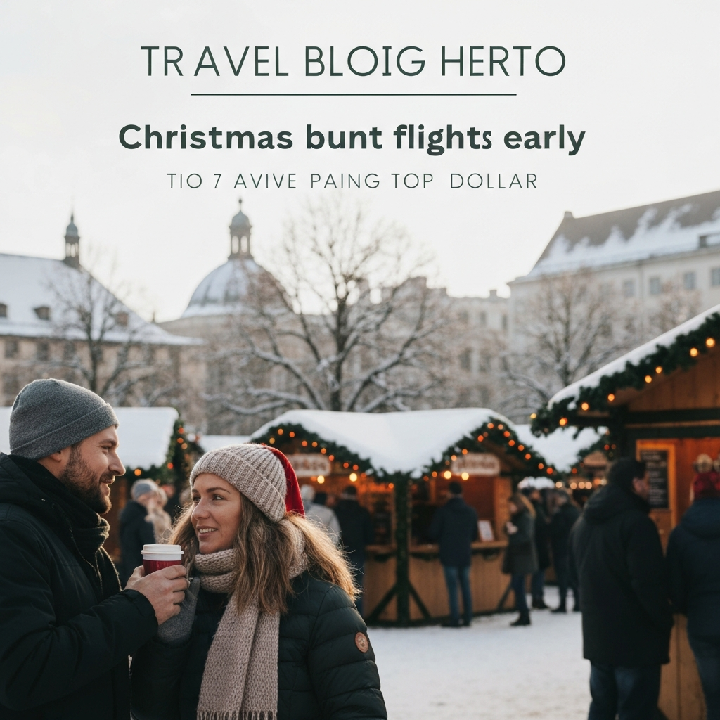 When to Book Christmas Flights to Avoid High Prices